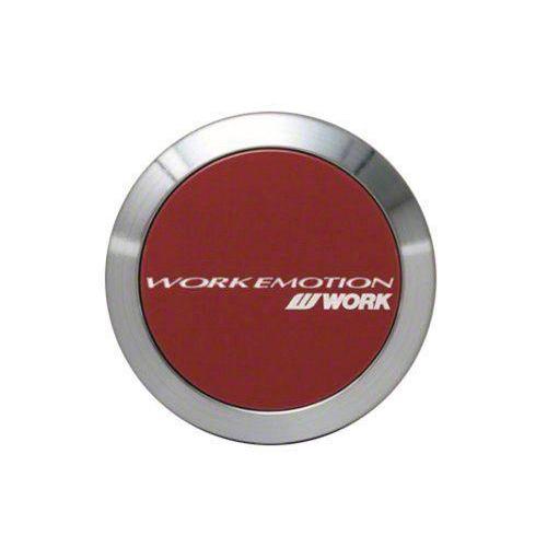 Work Wheels Emotion Center Cap - | Flat Type/ Red Finish
