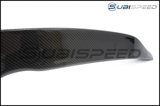 OLM HIGH POINT CARBON FIBER DUCKBILL TRUNK SPOILER 2015-2021 Subaru WRX & STI | A.70026.1-CF