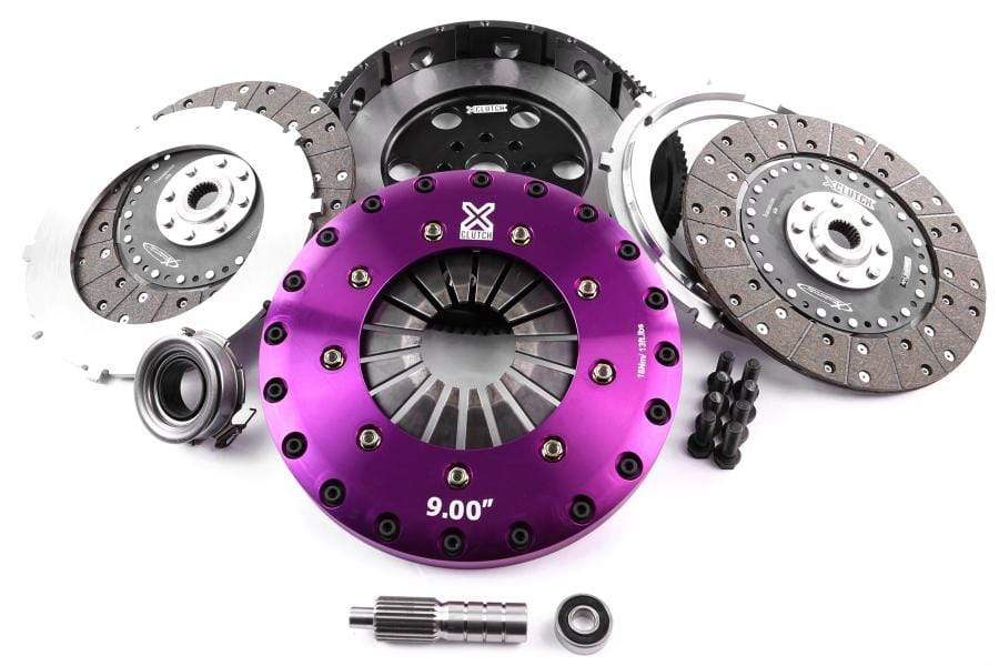 XClutch Clutch Kit 9 in. Twin Solid Organic Clutch Discs w/ Flywheel Scion FR-S 2013-2016 / Subaru BRZ 2013+ / Toyota 86 2017+ | XKSU23540-2G - JDMuscleClutchesXCLXKSU23540-2G
