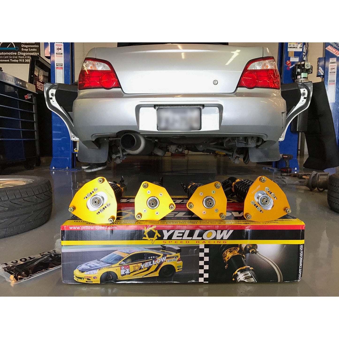 Yellow Speed Racing Dynamic Pro Sport Coilovers 2005-2007 Subaru Impreza WRX STI | GD | YS01-SB-DPS006
