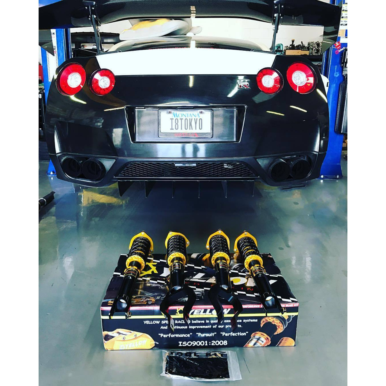 Yellow Speed Racing Dynamic Pro Sport Coilovers 2009-2019 Nissan GT-R | R35 | YS01-NS-DPS009-10