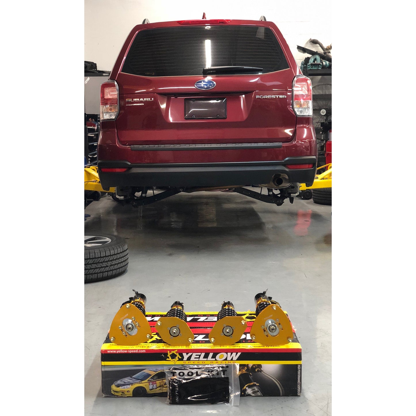 Yellow Speed Racing Dynamic Pro Sport Coilovers 2014-2018 Subaru Forester | SJ | YS01-SB-DPS020