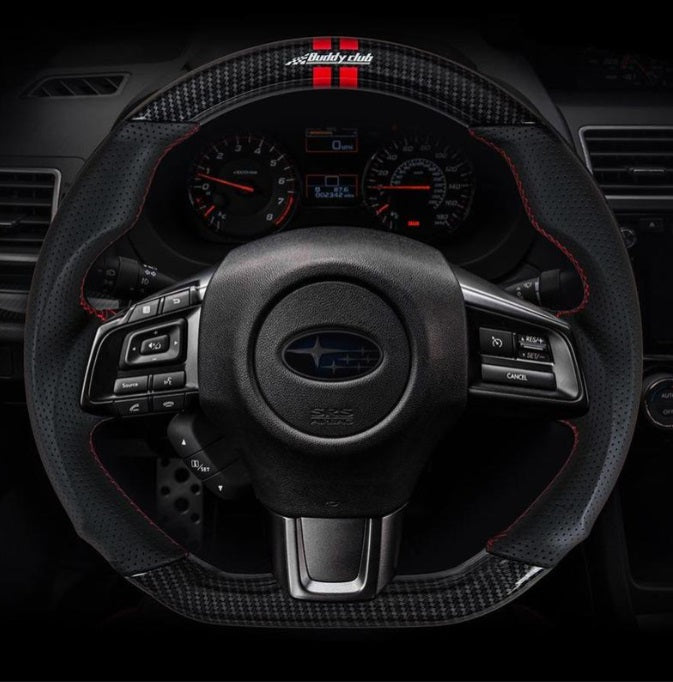 How a Carbon Fiber Steering Wheel Elevates Your WRX