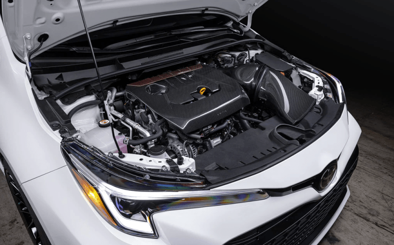 Eventuri matte carbon fiber intake for the Toyota GR Corolla