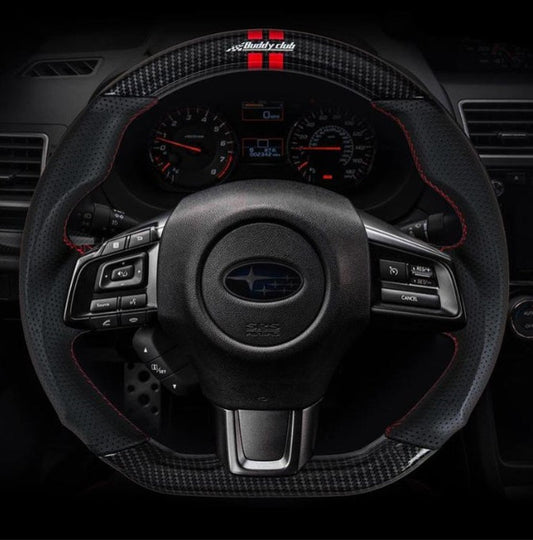 How a Carbon Fiber Steering Wheel Elevates Your WRX - JDMuscle