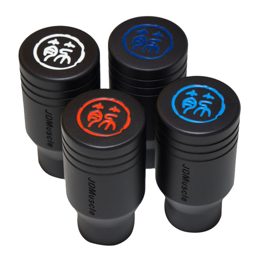 JDMuscle Suji Series shift knob in Black Piston finish for Subaru M12x1.25 shifters