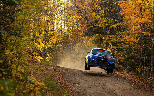 Subaru Motorsports USA WRX ARA25 at the 2026 Lake Superior Performance Rally in Michigan