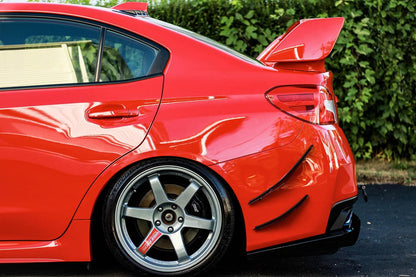 AeroflowDynamics 2015-2021 Subaru Wrx/Sti Rear Bumper Canards V1