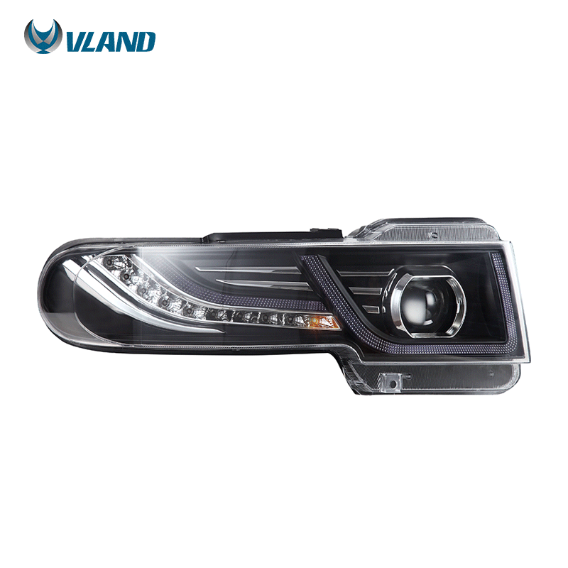thumbnail image 2 of VLAND LED Headlights W/ Black Grille For Toyota FJ Cruiser 2007–2015 – DOT/SAE, Plug & Play 2 of 2