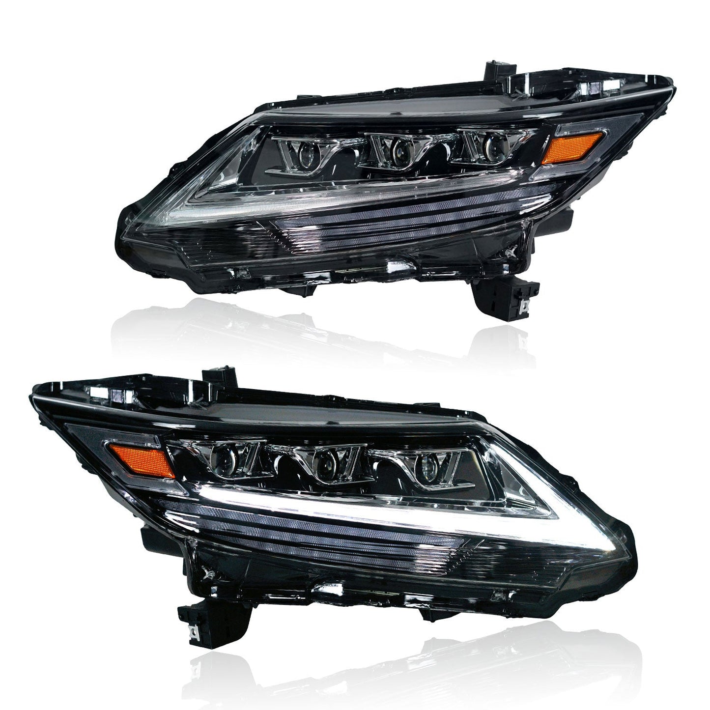 Archaic Full LED Headlights Assembly For Honda Odyssey 15-21