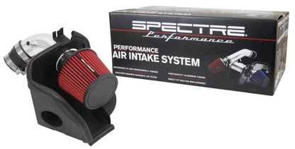 Spectre [06-09 Civic] Air Intake Kit for 1.8L 4-Cylinder - Polished Aluminum, Black Heat Shield - SPE9076