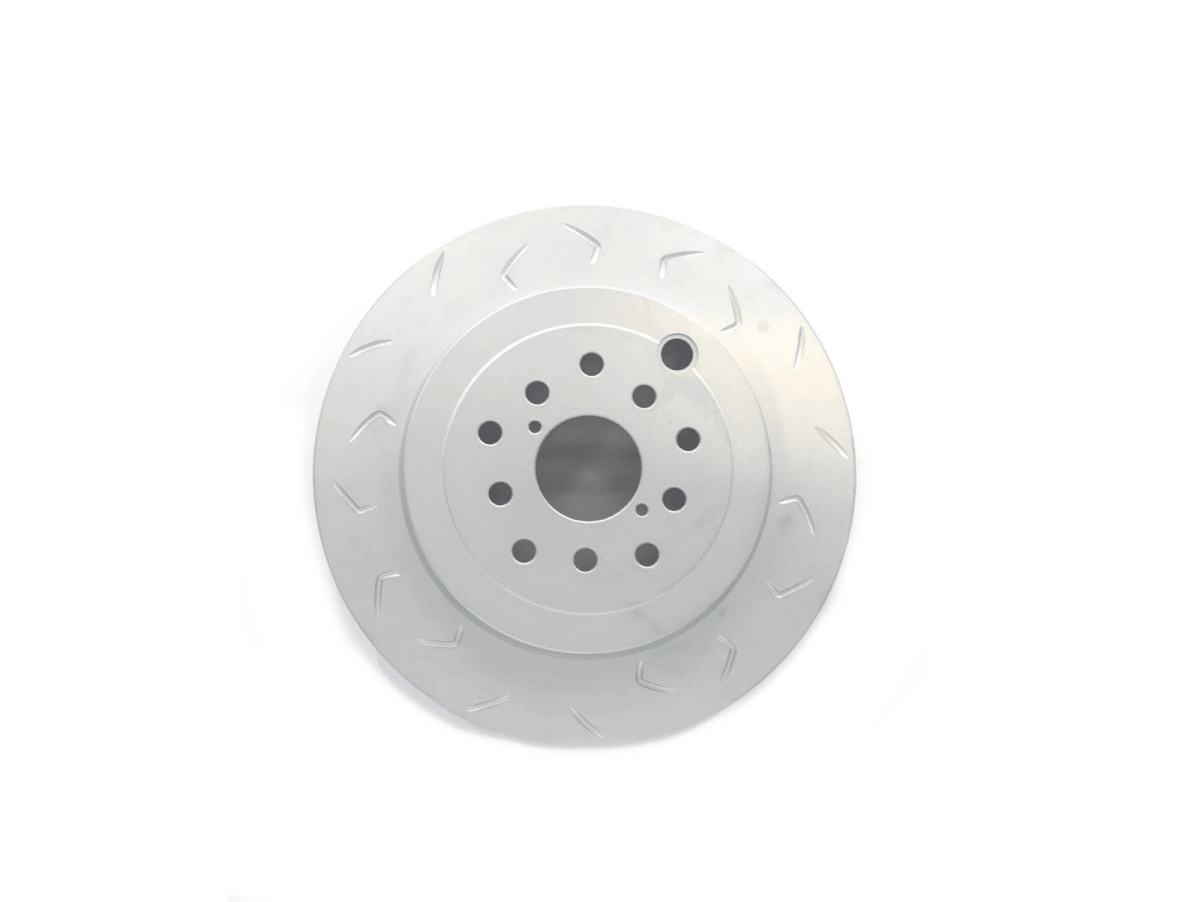 [04 - 07 STI] FactionFab Slotted Rear Rotor V2 Dual Drilled 5x100/114 - JDMuscleBrake RotorsFFA1.10291.1