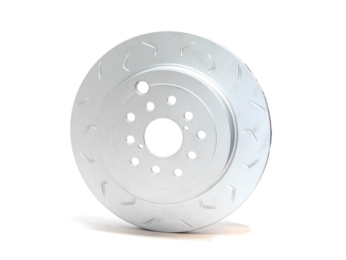 [04 - 07 STI] FactionFab Slotted Rear Rotor V2 Dual Drilled 5x100/114 - JDMuscleBrake RotorsFFA1.10291.1