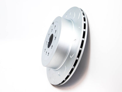 [04 - 07 STI] FactionFab Slotted Rear Rotor V2 Dual Drilled 5x100/114 - JDMuscleBrake RotorsFFA1.10291.1