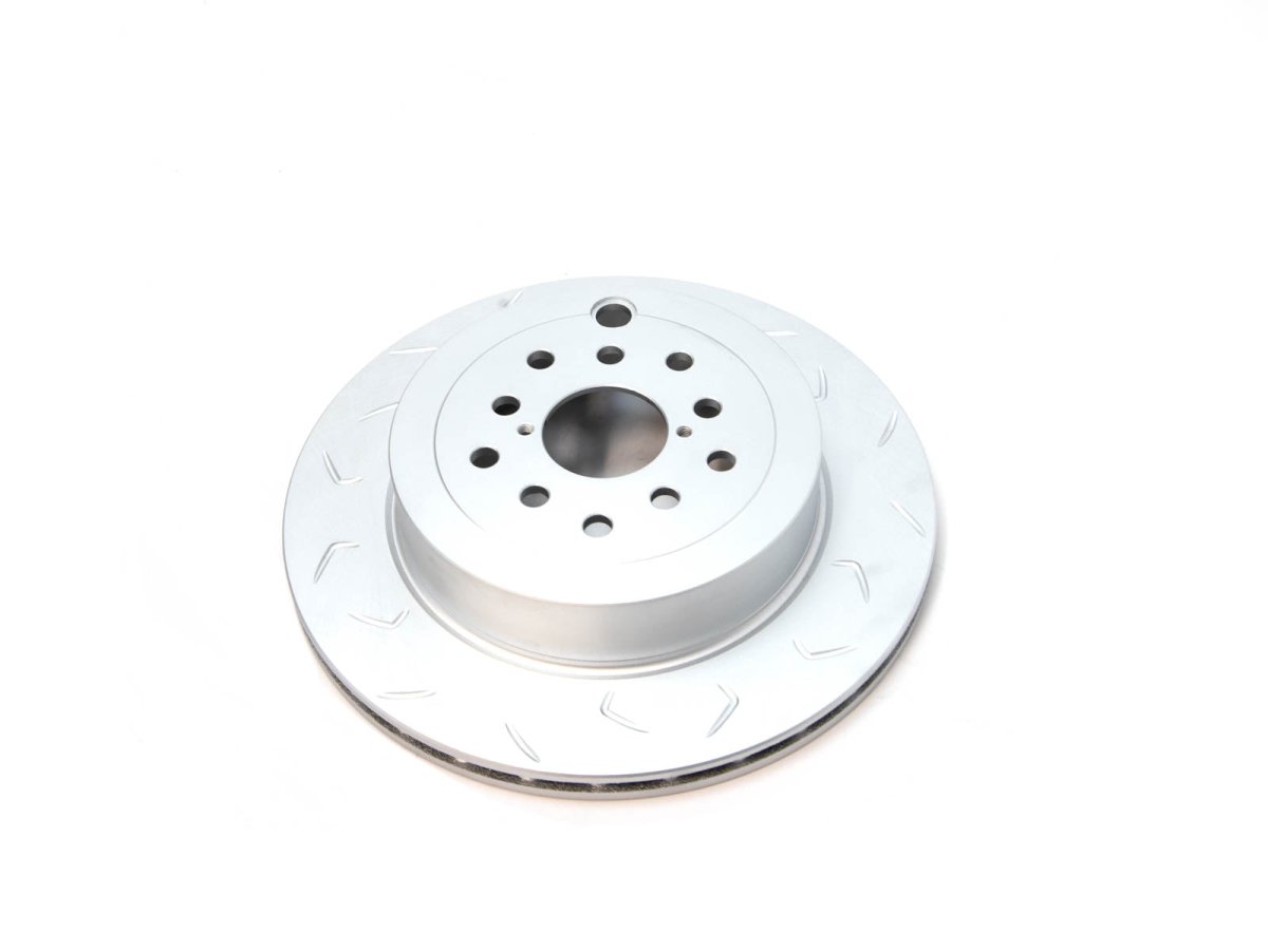 [04 - 07 STI] FactionFab Slotted Rear Rotor V2 Dual Drilled 5x100/114 - JDMuscleBrake RotorsFFA1.10291.1