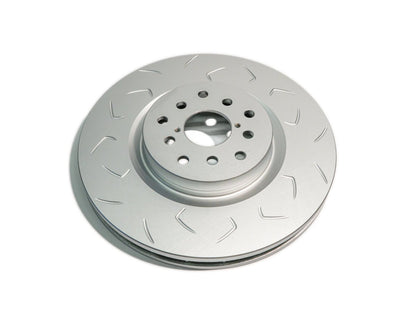 [04 - 17 STI] FactionFab Slotted Front Rotor V2 Dual Drilled 5x100/114 - JDMuscleBrake RotorsFFA1.10290.1