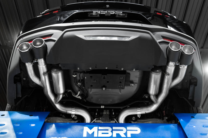 MBRP 2018+ Ford Mustang GT 5.0L T304 SS 3in Street to Race Conversion Kit