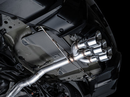 AWE Tuning 2024 Acura Integra Type S DE5 FWD Track Edition Exhaust with Triple Chrome Silver Tips