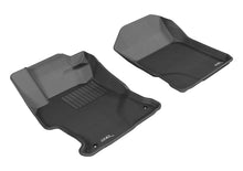 3D MAXpider [12-13 Civic] KAGU 1st Row Floor Mats - Black, Part Number aceL1HD04111509