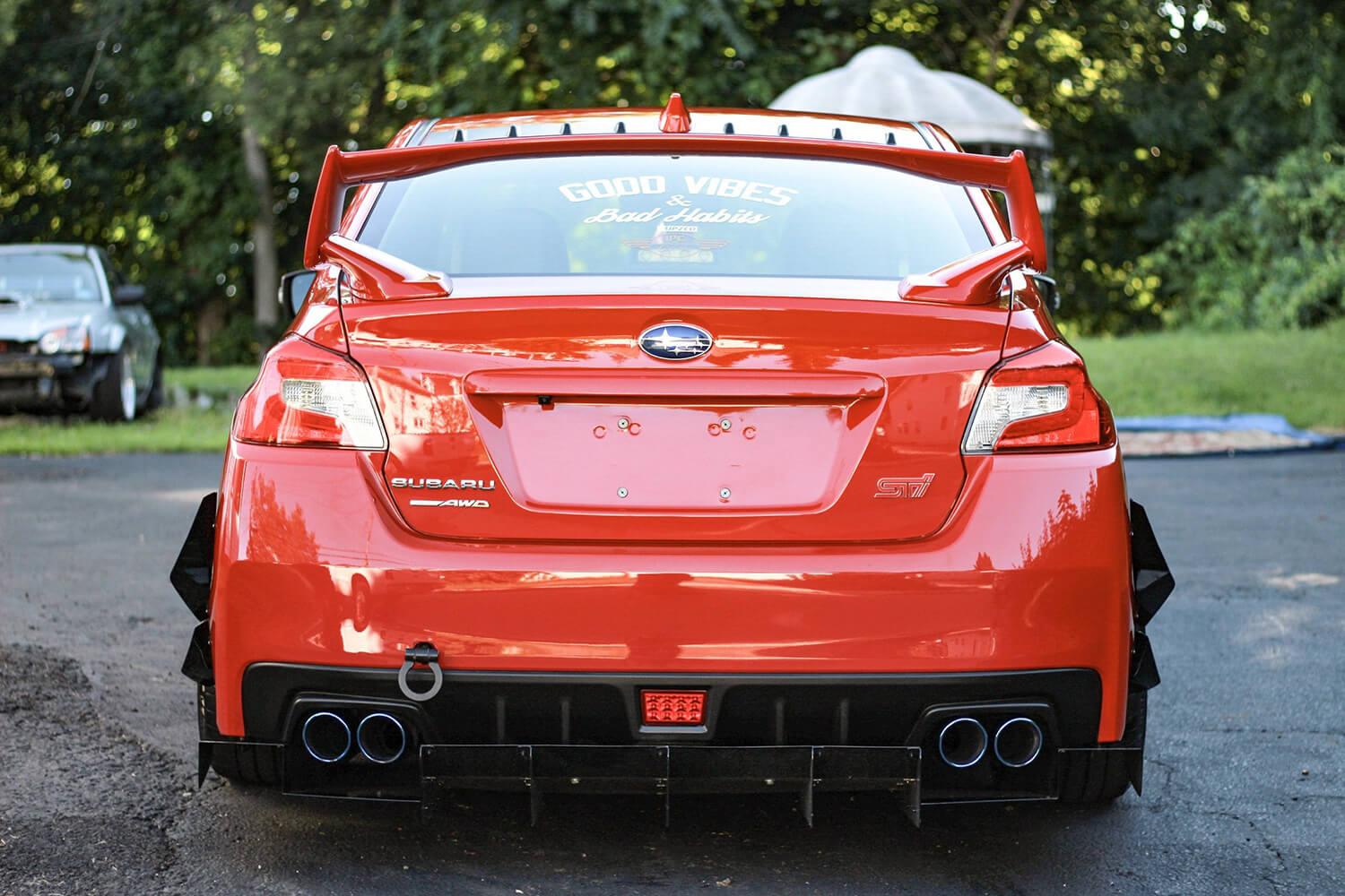 AeroflowDynamics 2015-2021 Subaru Wrx/Sti Rear Bumper Canards V1