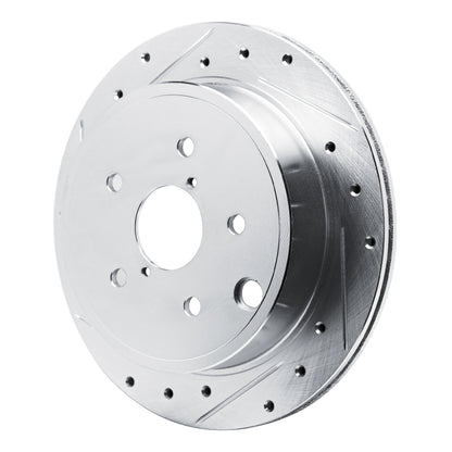 DFC [22-25 WRX] Rear Left Drilled and Slotted Brake Rotor - Silver, DFCC631-13050L