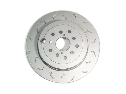 [08 - 17 STI] FactionFab Slotted Rear Rotor V2 Dual Drilled 5x100/114 - JDMuscleBrake RotorsFFA1.10294.1
