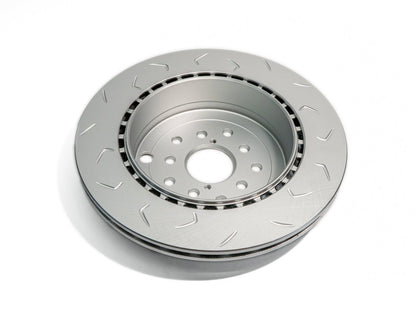 [08 - 17 STI] FactionFab Slotted Rear Rotor V2 Dual Drilled 5x100/114 - JDMuscleBrake RotorsFFA1.10294.1