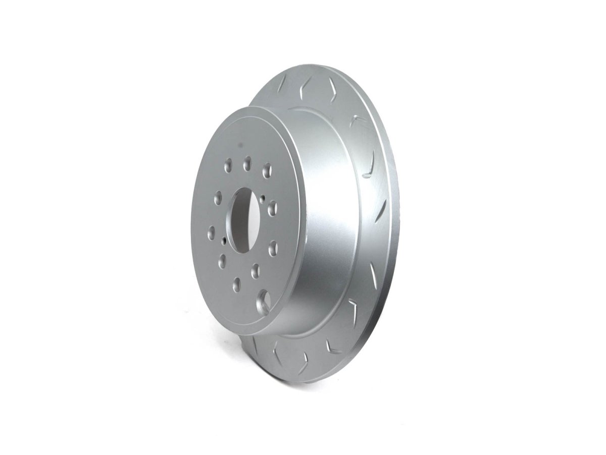 [08 - 21 WRX] FactionFab Slotted Rear Rotor V2 Dual Drilled 5x100/114 - JDMuscleBrake RotorsFFA1.10293.1
