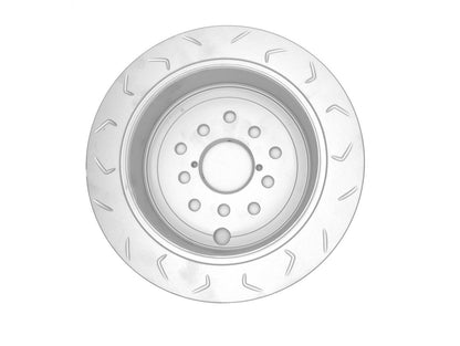 [08 - 21 WRX] FactionFab Slotted Rear Rotor V2 Dual Drilled 5x100/114 - JDMuscleBrake RotorsFFA1.10293.1