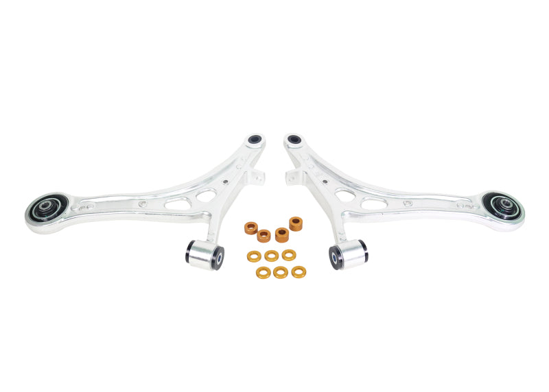 Whiteline [15-21 WRX/STI] Front Lower Control Arms with Caster Correction - Alloy