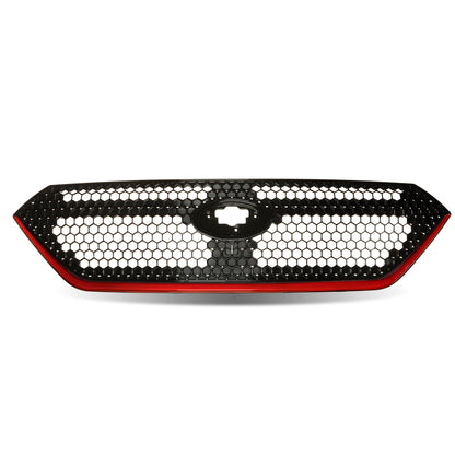 JDMuscle 2022-24 WRX OEM Style Sport Grille w/ Integrated Emblem Mount and optional painted stripe
