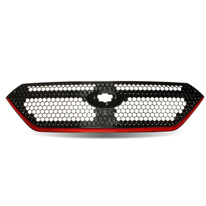 JDMuscle 22-24 Subaru WRX OEM Style Sport Grille w/ Integrated Emblem Mount and optional painted stripe - Return