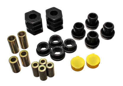 Energy Suspension [96-00 Civic] Front Control Arm Bushing Set - Black Polyurethane, Part 16.3114G