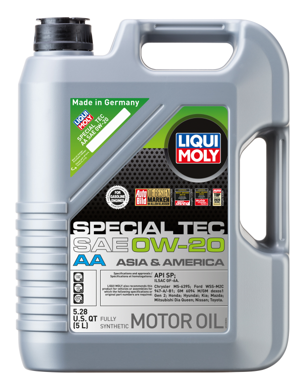 LIQUI MOLY Special Tec AA Motor Oil SAE 0W-20, 5 Liter