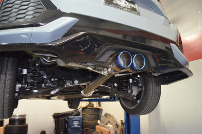 Injen [17-21 Civic Hatchback Sport] SES1500TT Cat-Back Exhaust - Burnt Titanium Tips