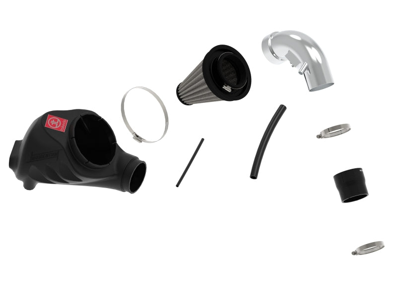 aFe Takeda [12-15 Civic Si] Momentum Sealed Cold Air Intake System - Polished, Pro DRY S - TM-1018P-D