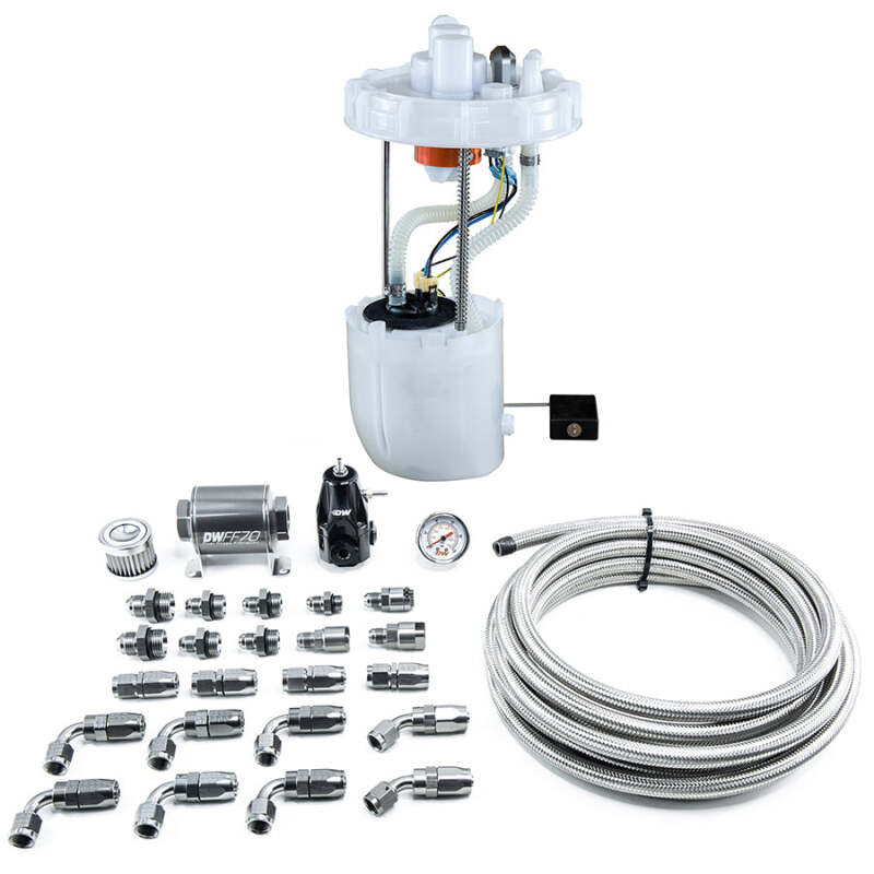 DeatschWerks [12-15 Honda Civic Si] [13-15 Acura ILX] DW400 Pump Module and Return Kit - CPE Fuel Lines