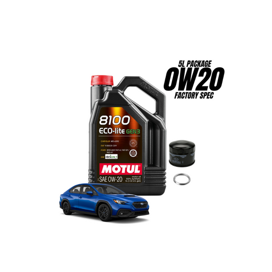 0w20 Oil Change Package 22-24 Subaru WRX Motul 8100 ECO-LITE 5 Liter