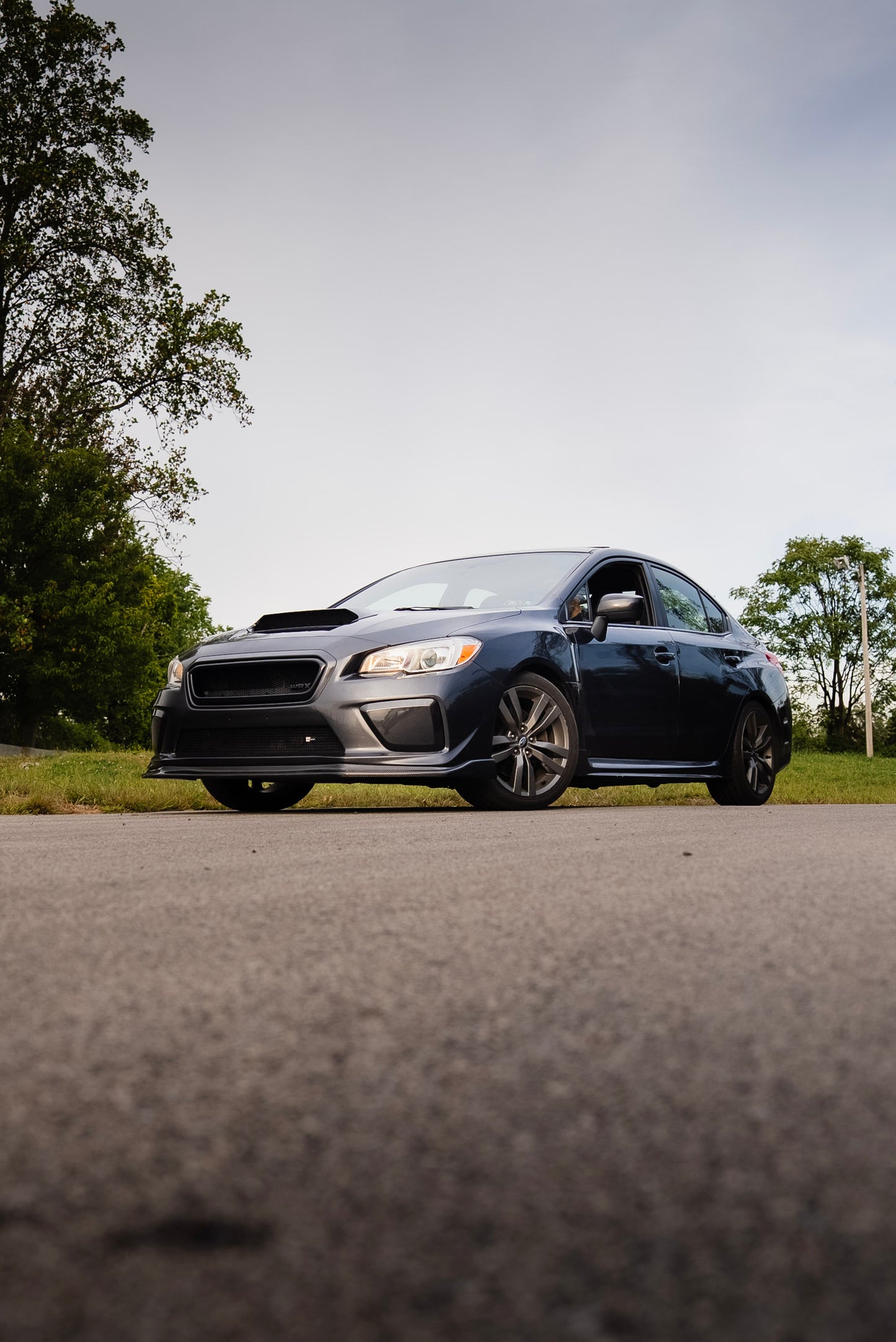 JDMuscle [15-21 WRX/STI] Hood Scoop V2 - Gloss Black / Paint Matched