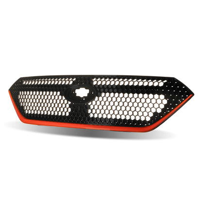 JDMuscle 2022-24 WRX OEM Style Sport Grille w/ Integrated Emblem Mount and optional painted stripe