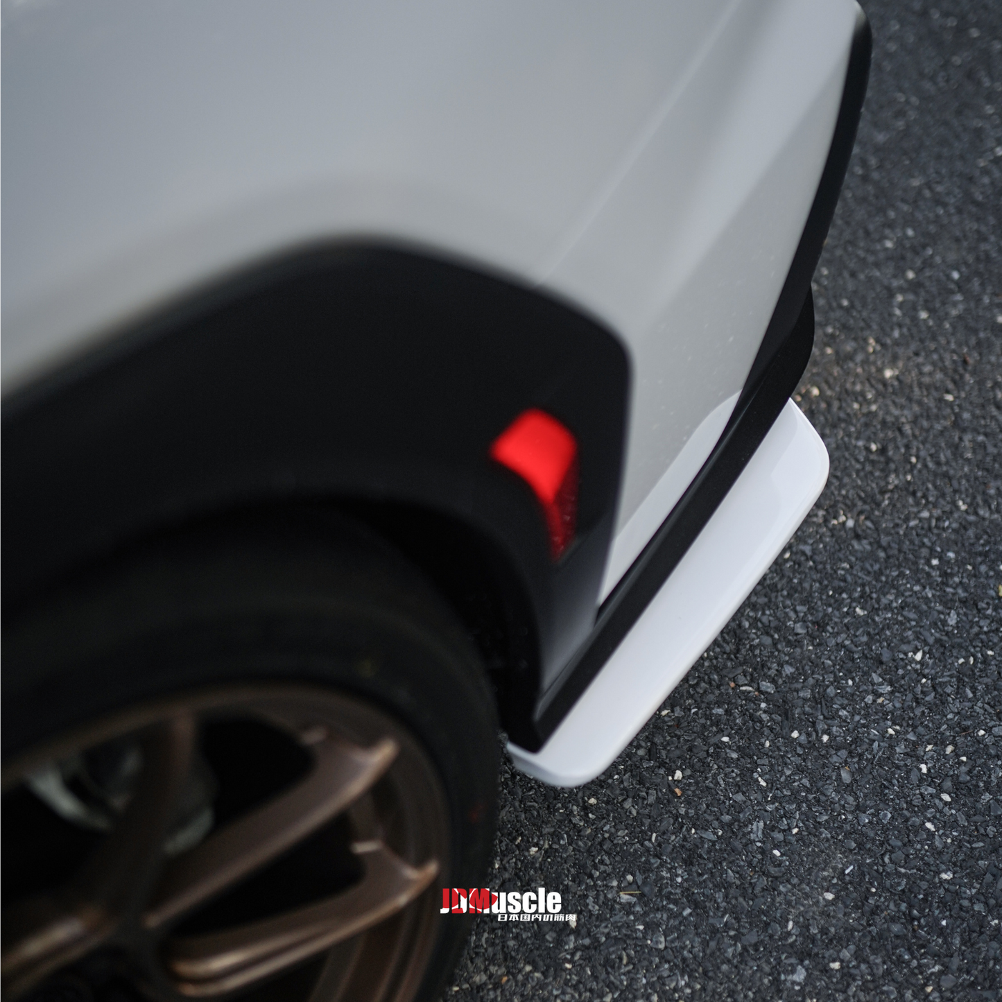 JDMuscle 22-24 Subaru WRX Rear Spats - OE+ Style ABS / Paint Matched / Gloss Black - Return