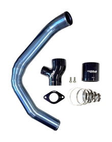 Torque Solution [15-21 WRX] Top Mount Charge Pipe - Titanium Burnt Blue, TS-SU-843-BU