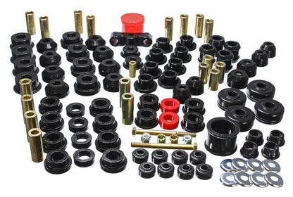 Energy Suspension [88-91 Civic/CRX] Hyper-Flex Master Bushing Set - Black, 16.18102G