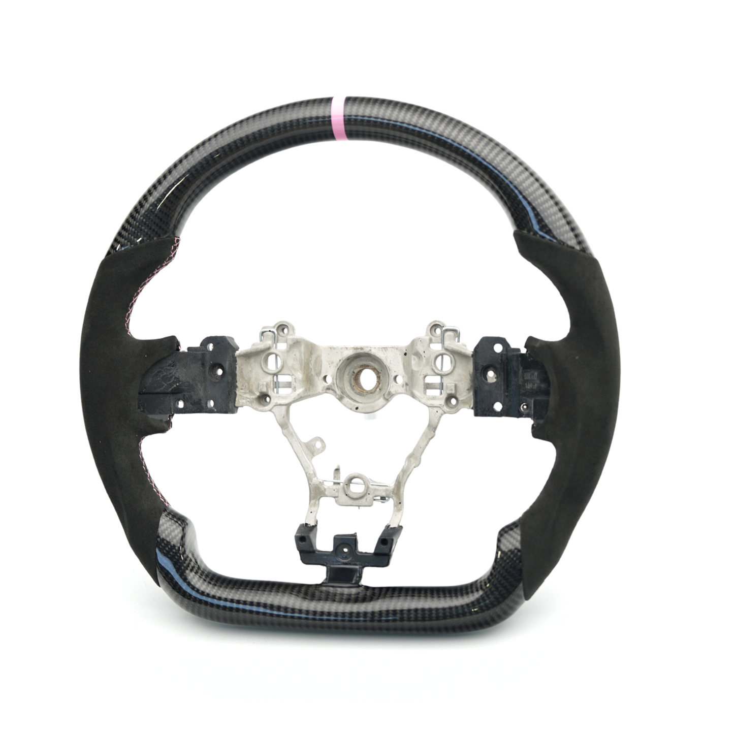 JDMuscle [15-21 WRX/STI] Carbon Lite Series Carbon Fiber Steering Wheel