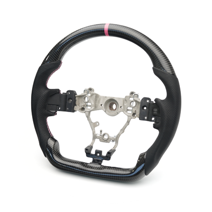 JDMuscle [15-21 WRX/STI] Carbon Lite Series Carbon Fiber Steering Wheel