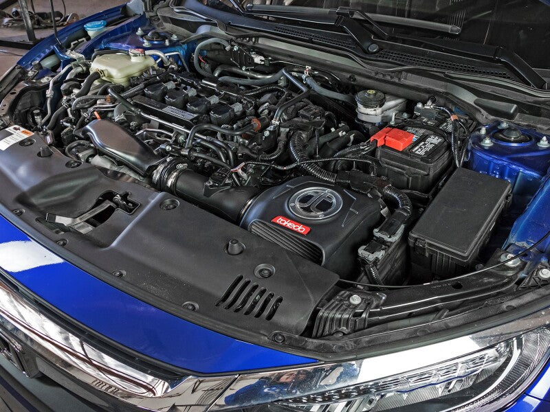 aFe Takeda [16-21 Civic 1.5L Turbo] Momentum Cold Air Intake System - Black, Pro DRY S Filter