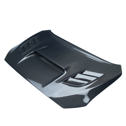 JDMuscle [15-21 WRX/STI] Carbon Fiber Hood V2 w/ Heat Extract