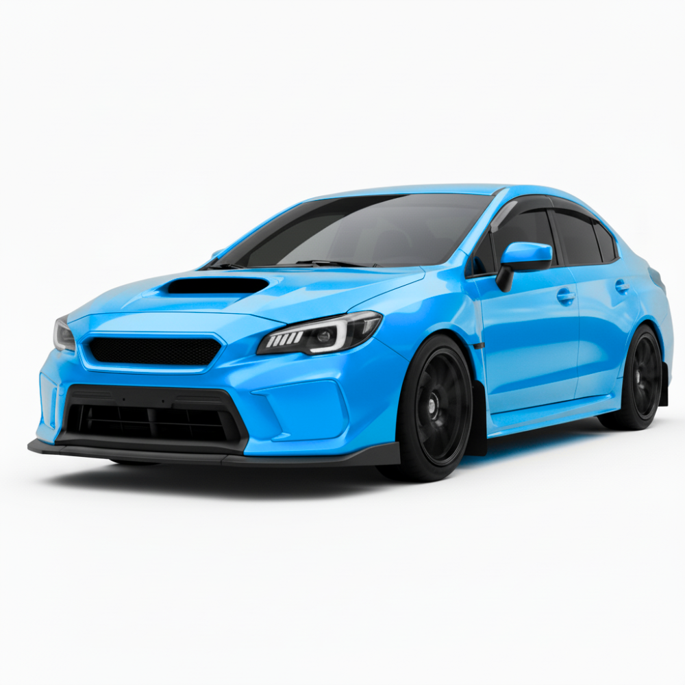 JDMuscle [18-21 WRX/STI] Fog Light Covers -  Paint Matched / Gloss Black