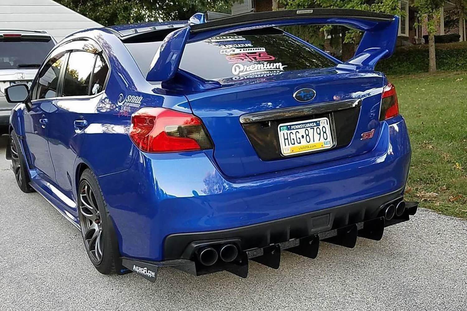 AeroflowDynamics 2015 - 2021 Subaru Wrx/Sti Rear Diffuser V1