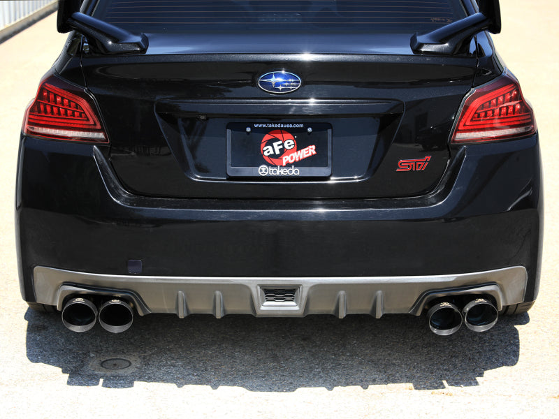 aFe Takeda Cat-Back Exhaust [15-21 WRX/STI] 2.0L/2.5L H4 - Black Tips